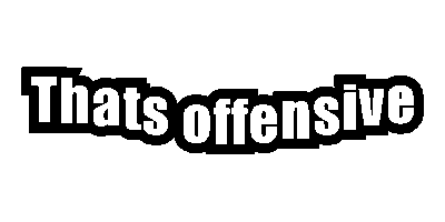 Thats Offensive Sticker