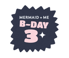 Birthday Bday Sticker by Mermaid+Me