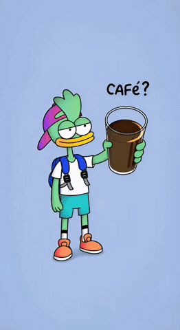 Coffee Gm GIF by Supducks