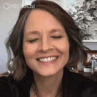 Jodie Foster Laughs GIF by PBS SoCal