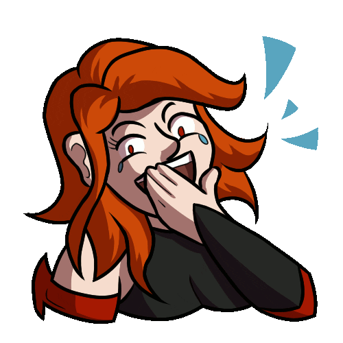 Laughing Sticker