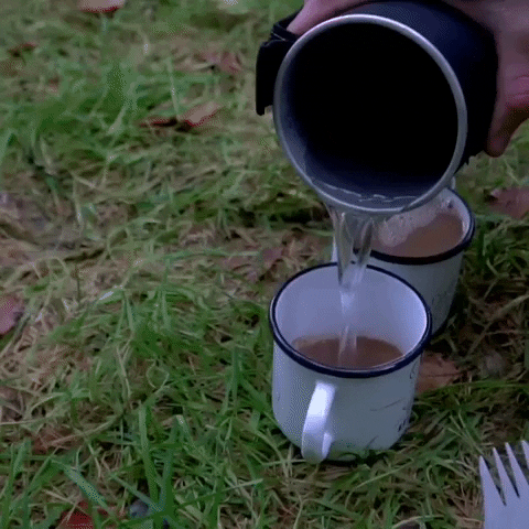 WildernessTrailBikes coffee camping gravel tin GIF