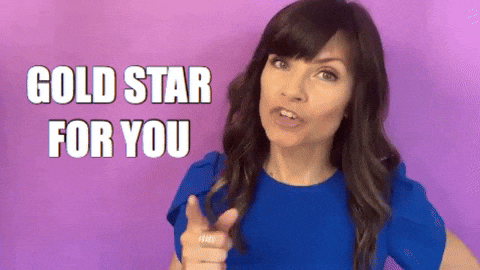 Gold Star For You GIFs - Get the best GIF on GIPHY