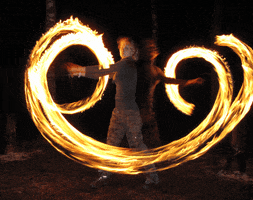 stereo_kontora fire 3d wiggle fireshow GIF