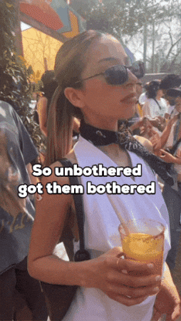 Unbothered GIF