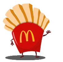 French Fries Mcdonalds Sticker by McDonald's Romania