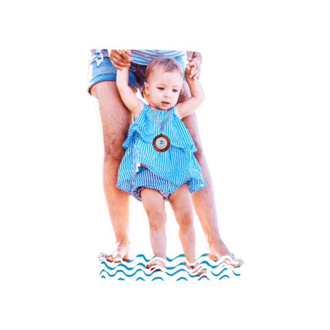 Mother And Child Medal Sticker by Water Safety
