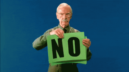 No Way GIF by MOODMAN