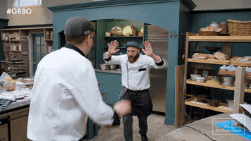 Bake Off Hug GIF by The Great British Bake Off
