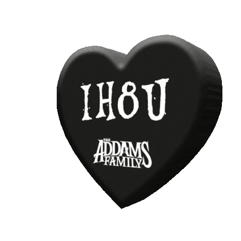 Love You Sticker by The Addams Family