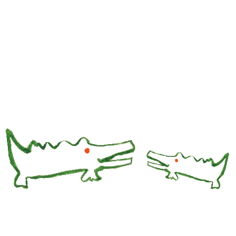 Alligator Sticker by Lennebelle Jewelry