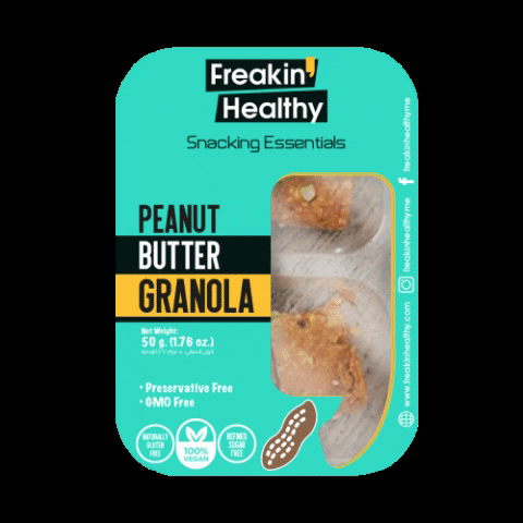Granola Healthy Snacks GIF by Freakin' Healthy