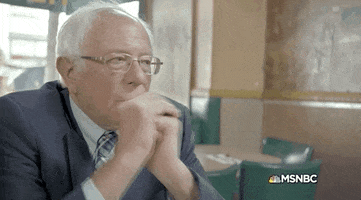 Contemplating Feel The Bern GIF by Bernie Sanders