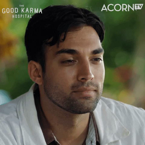 Good Karma Hospital Reaction GIF by Acorn TV