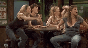 Friends Yelling GIF by Saturday Night Live