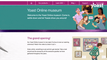 Opening Museum GIF by Yoast