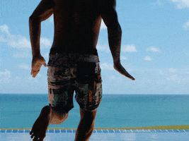 costablancafilms jump pool flip dive GIF