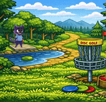 Frisbee Disc Golf GIF by Hero Galaxy NFT