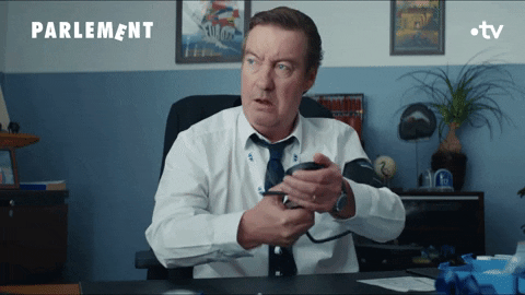 Blood Pressure Humour GIF by France tv - Find & Share on GIPHY