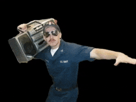 Navy Boombox GIF by Axistence Athletics