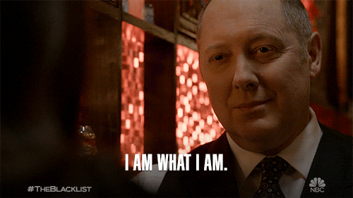 I Am What I Am Nbc GIF by The Blacklist - Find & Share on GIPHY