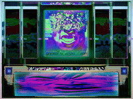 endlessmazin glitch retro psychedelic scifi GIF