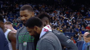 kyrie irving bos GIF by NBA