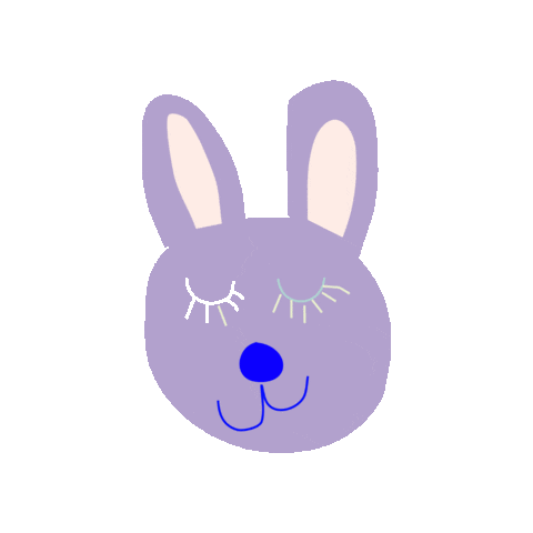 Bunny Lila Sticker by Special Edition Studio