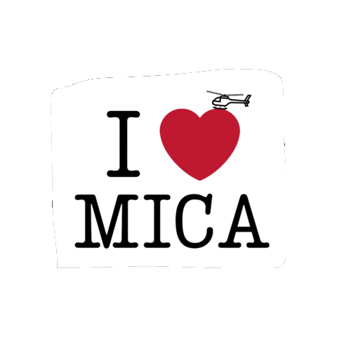 Mica Heli Sticker