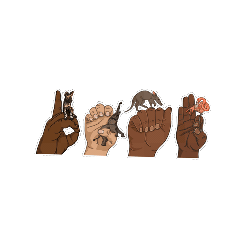 South African Sign Language Deaf Awareness Sticker