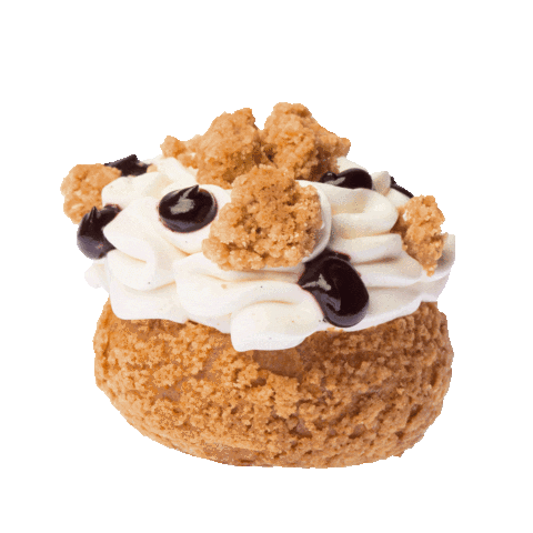 Cream Puff Dessert Sticker by BETA5 Chocolates