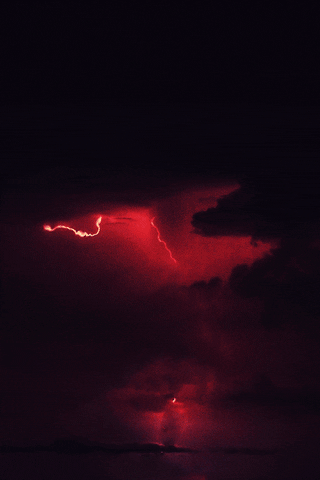 red lightning wallpaper hd
