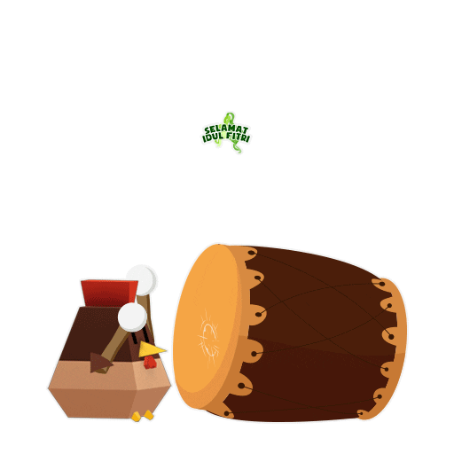 Ramadan Ketupat Sticker by Garena Fantasy Town