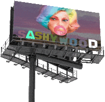 Sign Billboard Sticker by Sashy Hairdesign Club