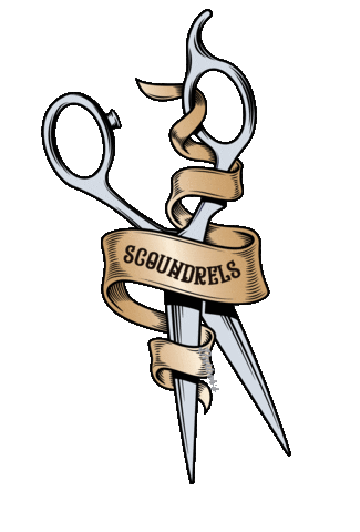 Scoundrels Barbers Sticker