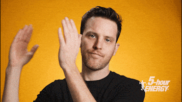 Clapping Slow Clap GIF by 5-hour ENERGY®