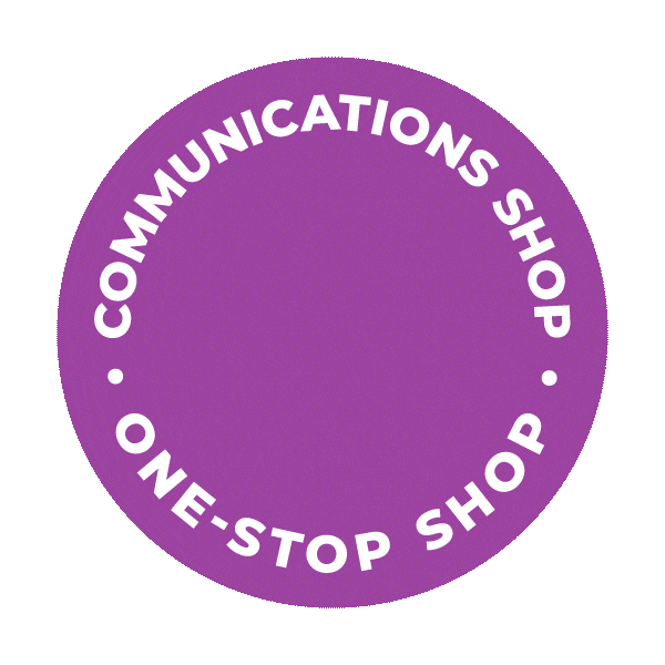 Communications Shop Sticker