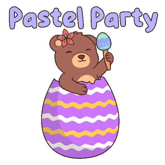 Happy Easter Bunny Sticker by BEARISH