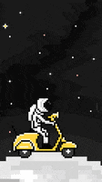 Space Astronaut GIF by LB Scooters
