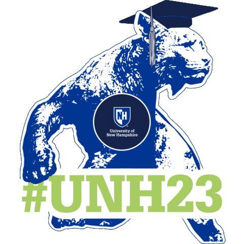 Unh Commencement Sticker by University of New Hampshire