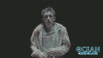 Neil Gaiman Reaction GIF by National Theatre