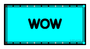 Neon Wow Sticker