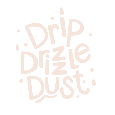 Drip Drizzle Dust Sticker by Foodtography School