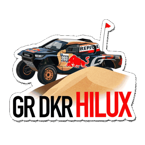 Toyota Gazoo Racing Hilux Sticker by Toyota México