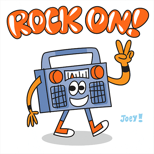 Rock And Roll Animation GIF by joeyahlbum
