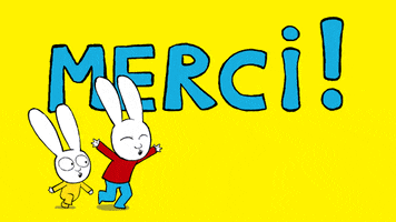 Merci Beaucoup Gif By Simon Super Rabbit Merci Beaucoup Gif By Simon Super Rabbit
