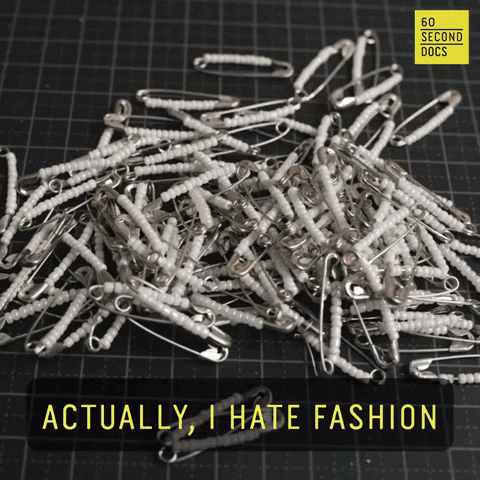 Fashion Designer Reaction GIF by 60 Second Docs