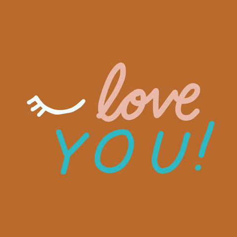 I Love You Luv GIF by BrittDoesDesign
