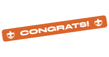 Congrats Sticker by SFC