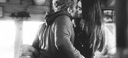 The Vampire Diaries Kiss GIF